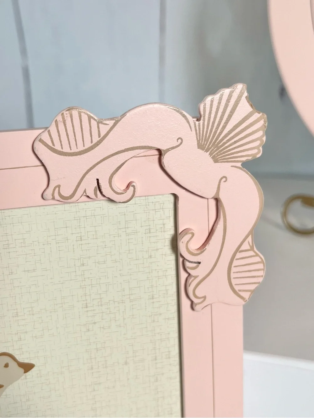 Lambs & Ivy Little Princess Nursery Wall Decor Set 3pc Pink Cream Bird Floral - Picture 10 of 11